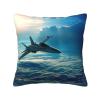 AMAZWI Aircraft Fighter Jets Throw Pillow Cover Couch Pillow Case Square Outdoor Pillow Home Sofa Bed Decor Pillowcase view 1