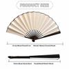 AIFLM Personalized Folding Fan Custom Photo Hand Held Fans for Wedding Dancing Saloon Cosplay Party Props Foldable Decorative Folding Fans Creative Gift for Friends view 4
