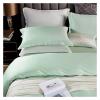 ADovz Egyptian Cotton Gray Reversible Solid Color Double Queen King Bedding Set Simple Quilt Cover Zipper Extra Soft Silky Bed Sheet,Bed Sheets view 4