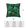 AMAZWI Black and Gold Geometric Throw Pillow Cover Couch Pillow Case Square Outdoor Pillow Home Sofa Bed Decor Pillowcase view 4