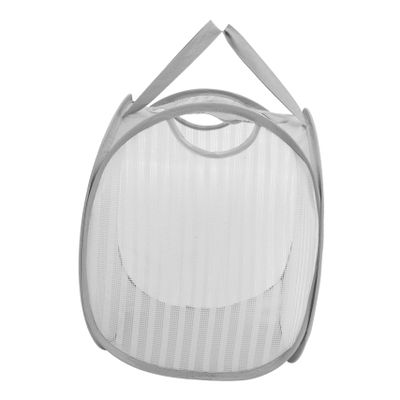 Ciieeo Mesh Design Laundry Basket Rolling Hamper Handle and Storage for Households