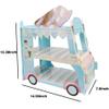 3 Tire Cupcake Stand Cake Stand Ice Cream Stand Children's Party Decoration Bread Station Cupcake Stand for Shop Cupcake Holder view 2