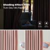 100% Blackout Curtains for Bedroom, Living Room 72 inches Long, Elegant Darkening Pinch Pleat Drapes, Thermal Insulated Curtain Panels for Sliding Glass Door,100"W x 72"H, Set of 2 Panels view 3