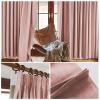 100% Blackout Curtains for Bedroom, Living Room 72 inches Long, Elegant Darkening Pinch Pleat Drapes, Thermal Insulated Curtain Panels for Sliding Glass Door,100"W x 72"H, Set of 2 Panels view 4