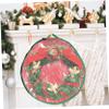 Ciieeo 1pc Christmas Wreath Storage Bag Container with Clear Window Holiday Organizer for Easy Carrying Wreath Storage Holder view 2