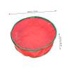 Ciieeo 1pc Christmas Wreath Storage Bag Container with Clear Window Holiday Organizer for Easy Carrying Wreath Storage Holder view 4
