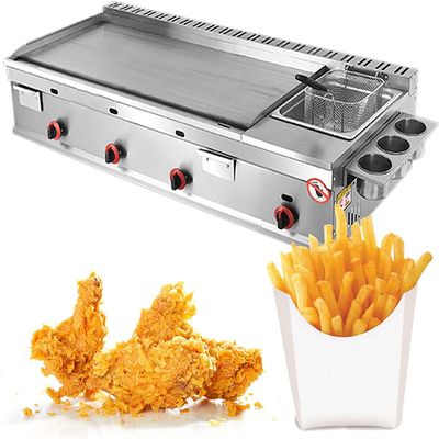 Commercial Gas Fryer Stainless Steel Deep Fat Fryer, Stainless Steel Gas Deep Fryer, Commercial LPG Gas Fryer Deep Fryer With Basket For Commercial Restaurant Home Kitchen Equipment (Color : Style4)