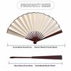 AIFLM Personalized Folding Fan Custom Photo Hand Held Fans for Wedding Dancing Saloon Cosplay Party Props Foldable Decorative Folding Fans Creative Gift for Friends view 4
