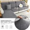 Bomeiqee 2024 New Universal Sofa Cushion Covers Washable 360 Couch Covers Waterproof Magic Sofa Covers for 1/2/3 Sectional Sofa Dog Pet Friendly Furniture Protector (Gray, Large seat Cover) view 3