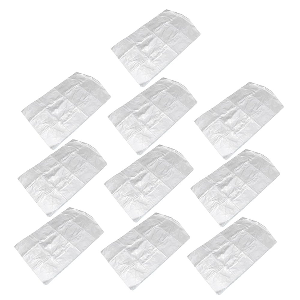 Zerodeko 50pcs Garment Clothing Protective Bag Dry Cleaning Bag Mesh Dust Cover Cloth for Overcoat Suit Wardrobe Cover