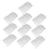 Zerodeko 50pcs Garment Clothing Protective Bag Dry Cleaning Bag Mesh Dust Cover Cloth for Overcoat Suit Wardrobe Cover view 1