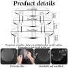 3 Pcs Round Acrylic Display Riser Clear Round Stands Clear Pedestal Riser Board for Cake Plant Dessert Jewelry Collectibles Cupcakes Figures Organizer Home Decor Wedding Birthday Party(5'',6'',8'') view 2