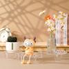 3 Pcs Round Acrylic Display Riser Clear Round Stands Clear Pedestal Riser Board for Cake Plant Dessert Jewelry Collectibles Cupcakes Figures Organizer Home Decor Wedding Birthday Party(5'',6'',8'') view 4