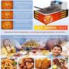 Electric Deep Fryer With Basket Stainless Steel 6 Liters 12 Liters Oil Fryers, Temperature Setting & Light Indicator With Adjustable Thermostat Control And Removable Frying Basket For Kitchen (Color view 4