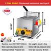 Countertop Propane Gas Fryer, Commercial Deep Fryer Gas Fryer Basket Tank Countertop Buffet Food Heater Heavy Duty Stainless Steel French Fry With Tank For Home Restaurants Chicken (Color : Style1) view 4