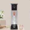 LOHISHILO Commercial Milk Frother 2500W 15L Electric Steam Milk Frothing Machine Steam Boiling Water Machine, Milk Foam Espresso Machine with LED Display for Coffee Milk Tea Dessert, Silver view 1
