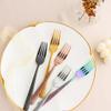 32 Pieces Gold Hammered Silverware Set for 8 Luxury Beautifully Hammered Handle Flatware Set Elegant Tableware Set 18/10 Stainless Steel Cutlery Utensil Sets for Home Restaurant Dishwasher Safe view 3