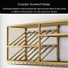 Wine Rack Wall Mounted Bar Shelves with Wine Glass Rack Mini Bar Liquor Bottle Display Shelf Bar Cabinet for Liquor Whiskey Shelf Kitchen Shelf Rack for Wine Glass Storage for Home Bar Dining Room ( C view 4