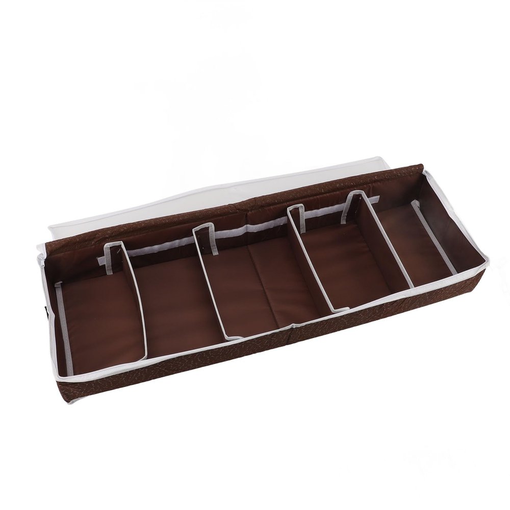 Yosoo Under Bed Shoe Storage Organizer, PVC Material, Charcoal Control, Visible Window, Multifunctional Storage, Oxford Cloth