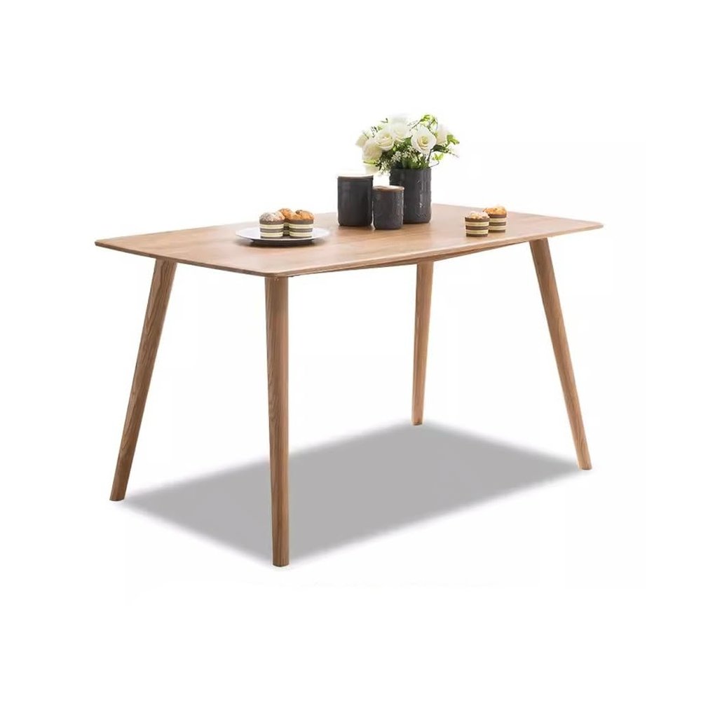 Dining Table Coffee Table All solid wood dining table small apartment dining table Nordic simple party table office desk living room dining table Kitchen Table Dining Room Table ( Color : A , Size : 1