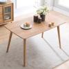 Dining Table Coffee Table All solid wood dining table small apartment dining table Nordic simple party table office desk living room dining table Kitchen Table Dining Room Table ( Color : A , Size : 1 view 4