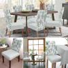 DecorLovee Sage Green Coastal Dining Room Chair Covers Set of 6, Stretch Kitchen Chair Cover Protector, Sea Turtle Nautical Coral Summer Beach Chair Slipcovers Chair Seat Cover for Party Banquet view 3