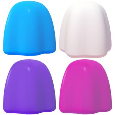 BEAHING Self Closing Toothpaste Caps, 4PCS Food Grade Silicone Toothpaste Cap Flower-Shape No-Waste Toothpaste Squeezer Caps Portable Toothpaste Cap Dispenser for Kids Adults Household Essentials
