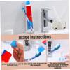 BEAHING Self Closing Toothpaste Caps, 4PCS Food Grade Silicone Toothpaste Cap Flower-Shape No-Waste Toothpaste Squeezer Caps Portable Toothpaste Cap Dispenser for Kids Adults Household Essentials view 4
