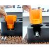 Espresso Tamper Station, Coffee Tamping Station ABS Modern Multifunctional Coffee Filter Tamper Holder Portafilter Stand for Home Cafe Bar (Black) view 4