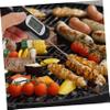 DECHOUS 1set USB Charging Digital Meat Thermometer Voice Alarm Kitchen Food Thermometer for BBQ Cooking Stir-Frying Easy to Use for Accurate Measurement view 2