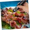 DECHOUS 1set USB Charging Digital Meat Thermometer Voice Alarm Kitchen Food Thermometer for BBQ Cooking Stir-Frying Easy to Use for Accurate Measurement view 3