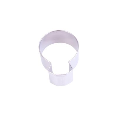 DECHOUS 5pcs Love Shape Stainless Steel Cookie Molds Fondant Cake Diy Biscuit Cutters for Valentines Wedding