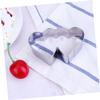 DECHOUS 5pcs Love Shape Stainless Steel Cookie Molds Fondant Cake Diy Biscuit Cutters for Valentines Wedding view 3