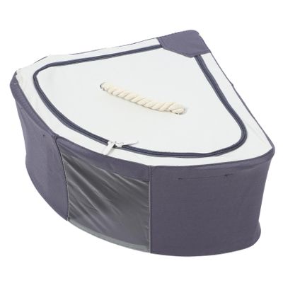 Ciieeo Corner Storage Holder Wall Corner Sundries Box Book Clothes Storage Holder Home Supply Random Color