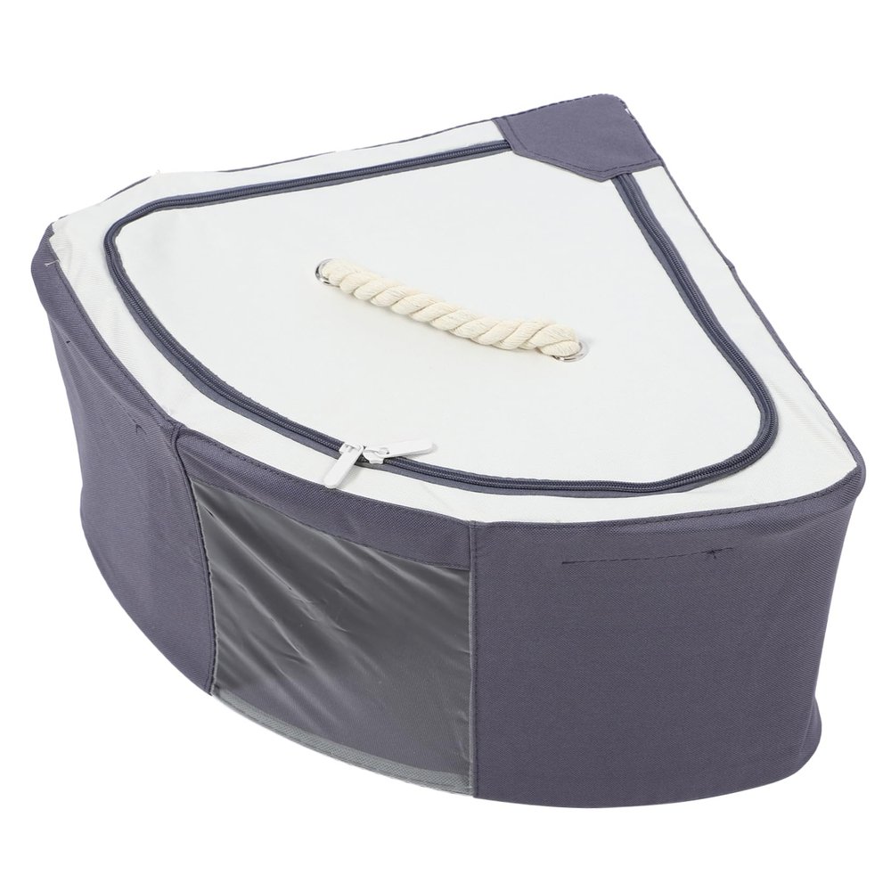 Ciieeo Corner Storage Holder Wall Corner Sundries Box Book Clothes Storage Holder Home Supply Random Color