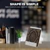 Acrylic Book Rack for Desktop, Simple Bookend Holder for Home Study Room view 4
