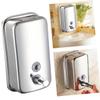 Amosfun Wall-Mounted Liquid Soap Dispenser Refillable Stainless Steel Lotion Pump for Home Hotel Eco-Friendly Capacity Versatile for Shampoo Shower Gel and More view 4