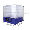 YOUTHINK Food Dehydrator Machine, Electric 350W 8 Trays High Heat Circulation Fruit Dryer Food Dehydrator Electric Food Dehydrator Machine for Fruit Vegetable Meat Beef Jerky Maker BPA, US Plug 110V view 3
