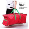 Ciieeo 1pc Christmas Storage Bag Outdoor Cushion Cover Capacity Oxford Storage Bag Sturdy Handles for Blankets Toys and view 2