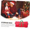 Ciieeo 1pc Christmas Storage Bag Outdoor Cushion Cover Capacity Oxford Storage Bag Sturdy Handles for Blankets Toys and view 4