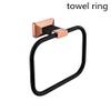 8-Piece Solid Brass Rose Gold Bathroom Hardware Sets, Bathroom Hardware Set Accessories,Ideal for Use in Bedrooms, Bathroom, Kitchen, view 3