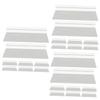 Ciieeo 24pcs Clear Shelves for Shoes Wall-Mounted Display Racks for Entryway Closet Retail Use Space-Saving Floating Shelves for Organizing Items view 1