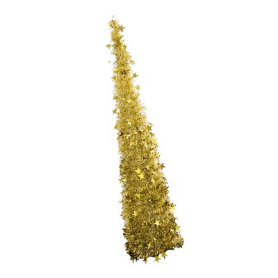Ciieeo Portable Telescopic Christmas Tree 120cm Plastic Pet Foldable Christmas Tree Decorations Set Home Decor