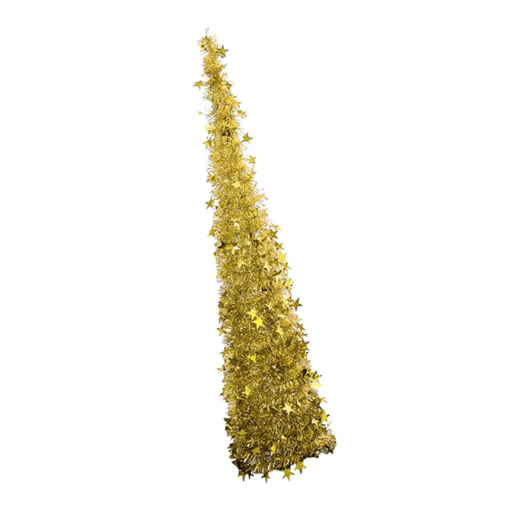 Ciieeo Portable Telescopic Christmas Tree 120cm Plastic Pet Foldable Christmas Tree Decorations Set Home Decor