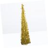 Ciieeo Portable Telescopic Christmas Tree 120cm Plastic Pet Foldable Christmas Tree Decorations Set Home Decor view 4