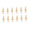 Ciieeo 12 Pcs Mini Christmas Tree 8.5cm Small Christmas Tree Ornaments Sisal Silk for view 1