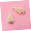 Ciieeo 12 Pcs Mini Christmas Tree 8.5cm Small Christmas Tree Ornaments Sisal Silk for view 3