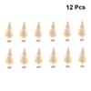Ciieeo 12 Pcs Mini Christmas Tree 8.5cm Small Christmas Tree Ornaments Sisal Silk for view 4