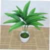 DECHOUS 5pcs Artificial Grass Greenery Fake Grass Leaves for Home Decor Living Room Bedroom Office view 2