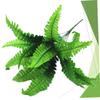 DECHOUS 5pcs Artificial Grass Greenery Fake Grass Leaves for Home Decor Living Room Bedroom Office view 3